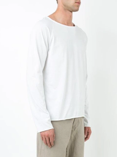 Shop Horisaki Design & Handel Long Sleeve T-shirt - White