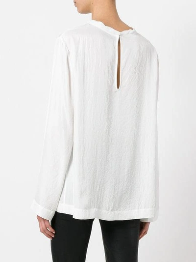 Shop Tom Ford Longsleeved Blouse In White