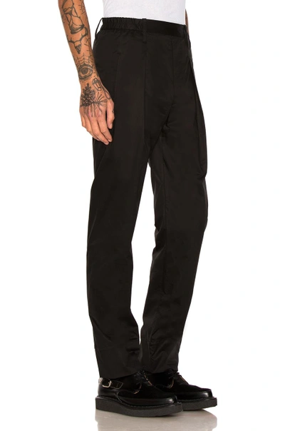 Shop Lemaire Elasticated Pants In Black
