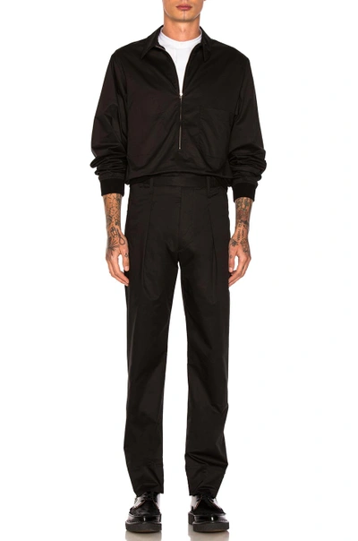 Shop Lemaire Elasticated Pants In Black