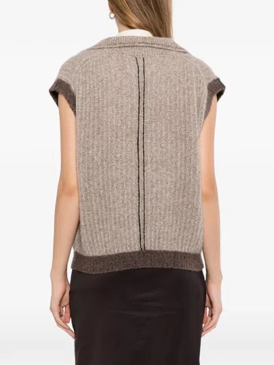 Cuddleup Half-placket Sweater In Neutral