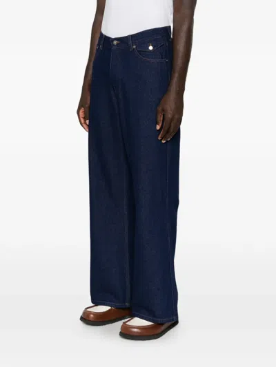 Walk In Paris Flared-leg Jeans In Blue