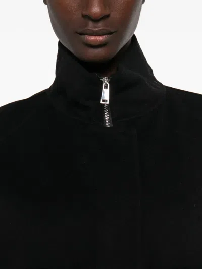 HIGH-NECK PATCH-POCKET JACKET