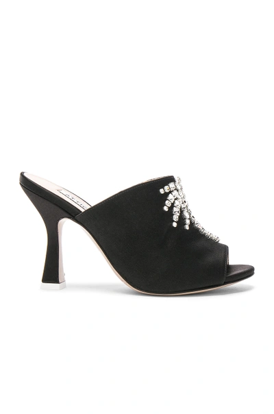 Shop Attico Sartin Pamela Slide Heels In Black