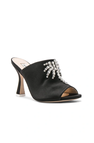 Shop Attico Sartin Pamela Slide Heels In Black