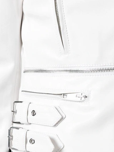 Shop Ermanno Scervino Zipped Details Strappy Jacket