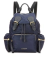 BURBERRY LEATHER AND FABRIC RUCKSACK BACKPACK,P00258042-1