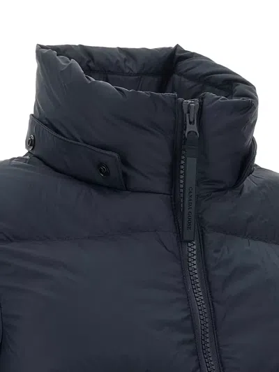 Canada Goose Down Puffer Coat In Blue