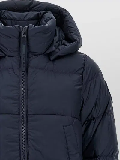 Canada Goose Down Puffer Coat In Blue