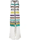 MISSONI striped long waist-coat,DRYCLEANONLY
