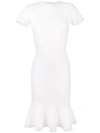 ESTEBAN CORTAZAR Peace Sign exposed-back dress,DRYCLEANONLY