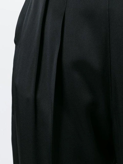 Shop Christopher Kane Wide Leg Ring Detail Trousers In Black
