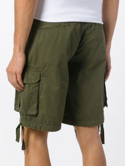 Shop Sun 68 Cargo Shorts - Green