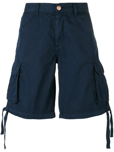 Shop Sun 68 Cargo Shorts - Blue