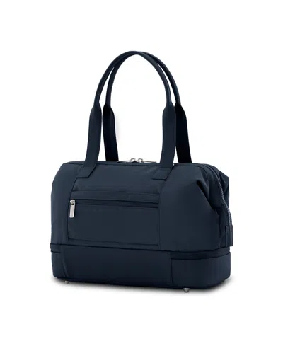 Samsonite Better Than Basic Mini Drop-bottom Medium Weekender Duffel In Midnight Blue