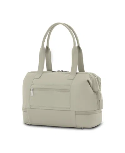 Samsonite Better Than Basic Mini Drop-bottom Medium Weekender Duffel In Limestone