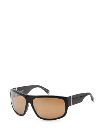 Bugatti Rectangle-frame Sunglasses In Black