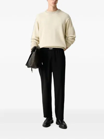 Just Cavalli Logo-patch Elasticated Trousers In Multi