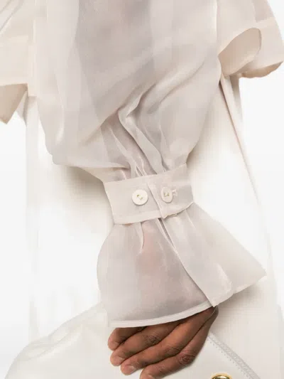 Aje Renew Double-breasted Jacket In Neutral