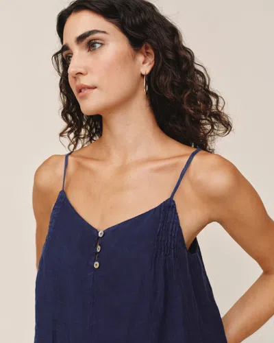 Bella Dahl Pintuck Camisole In Blue