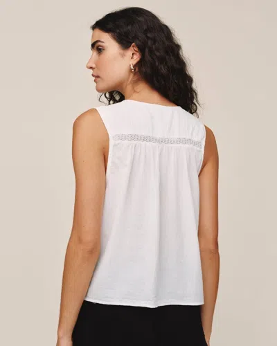 Bella Dahl Sleeveless Pullover In White