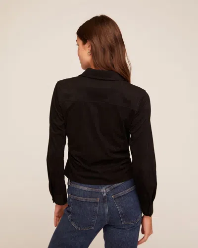 Bella Dahl Fitted Button Down In Black