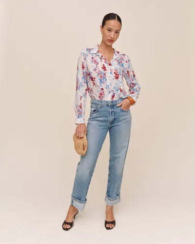 Bella Dahl Classic Button Down In Multi