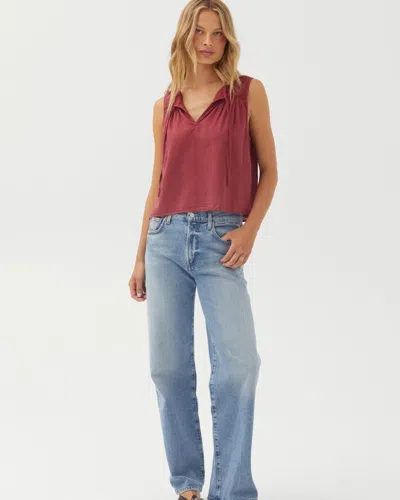 Bella Dahl Sleeveless Pullover In Brown