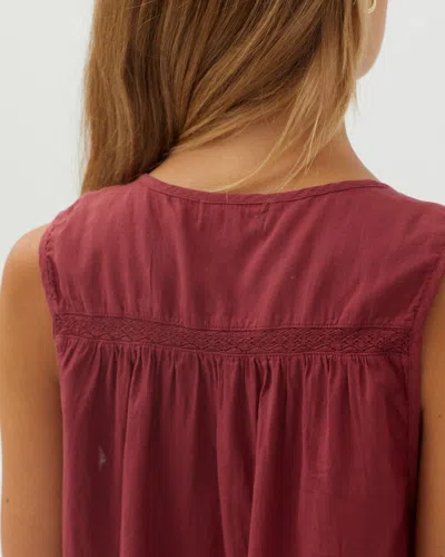 Bella Dahl Sleeveless Pullover In Brown