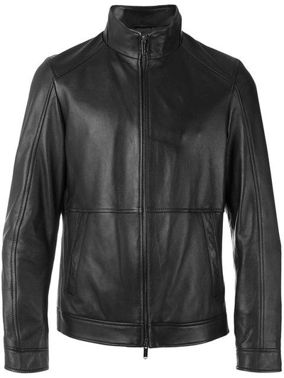 Shop Michael Kors High Neck Zipped Jacket