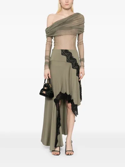 Christopher Esber Veiled Top In Green