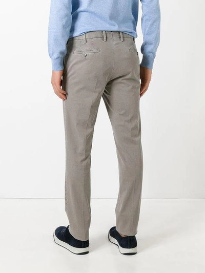 Pt01 Slim Fit Chino Trousers In Neutrals