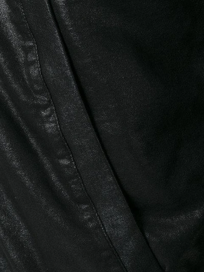 Rta Hooded Zip-up Coated Cotton Sweatshirt In Black | ModeSens