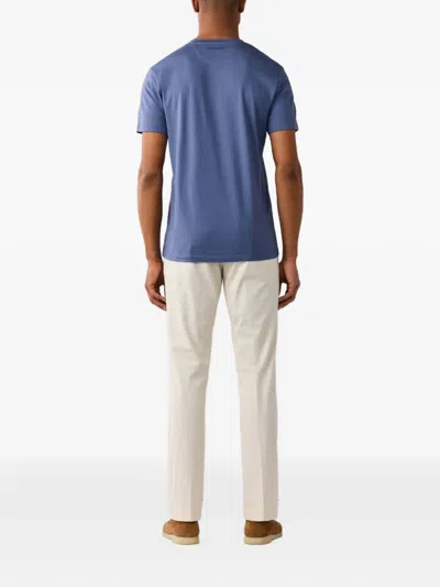 Hackett London Hackett Basic T-shirt Ss Logo Tee In Blue