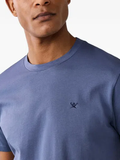 Hackett London Hackett Basic T-shirt Ss Logo Tee In Blue