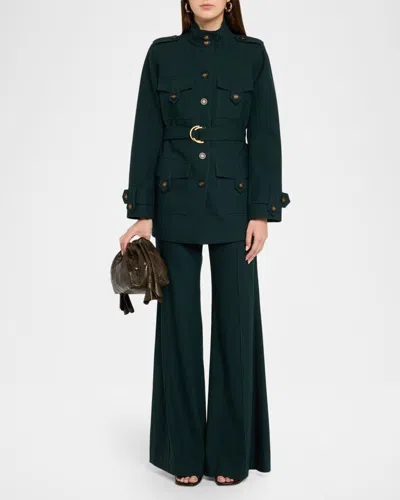 Zimmermann Valiant Wool-blend Utility Jacket In Multi