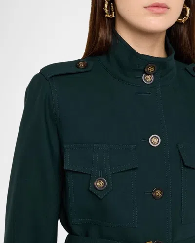 Zimmermann Valiant Wool-blend Utility Jacket In Multi