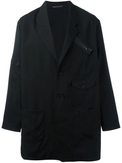 Yohji Yamamoto Zip Detailed Coat