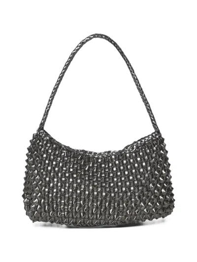 Dragon Diffusion Basil Cactus Shoulder Bag In Gray