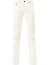 RICK OWENS DRKSHDW RICK OWENS DRKSHDW SKINNY TROUSERS - WHITE,DU17S5350HA11995019