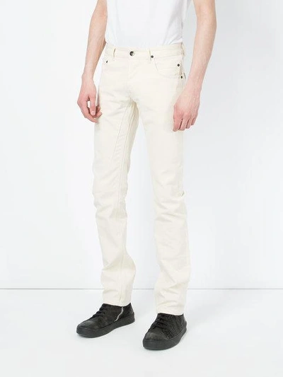 Shop Rick Owens Drkshdw Skinny Trousers - White