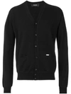 DSQUARED2 V-neck cardigan,DRYCLEANONLY