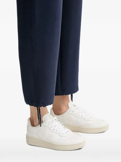 Benetton Drawstring Trousers In Blue