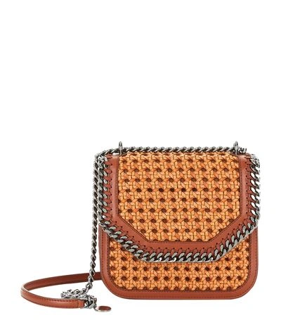 Shop Stella Mccartney Medium Falabella Wicker Box Shoulder Bag