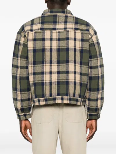 Bram's Fruit Check-pattern Zip-up Jacket In Multi