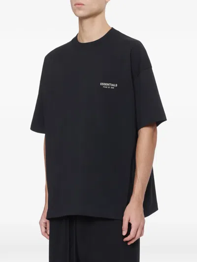 Essentials Logo-print T-shirt In Black