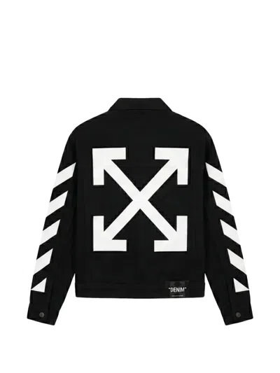 Off-white Arrows-print Jacket In Black