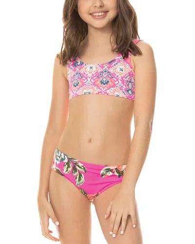 Maaji Raspberry Sunset Carla 2pc Set In Multi