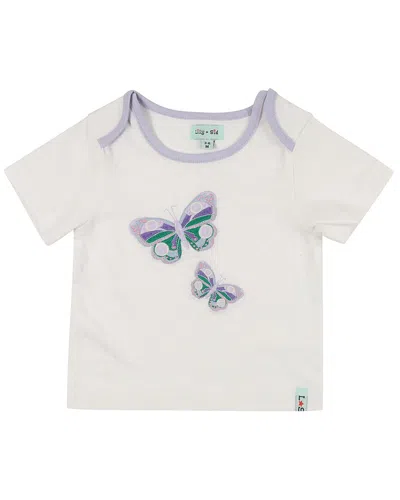 Lilly And Sid 2pc Butterfly-shirt & Short Set In Multi
