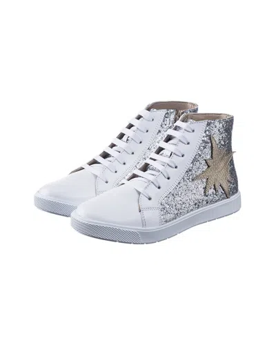 Elephantito Leather Boot In Silver
